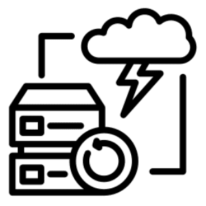 Black silhouette of a person with arms raised.