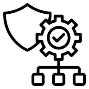 Black and white image of a wolf.